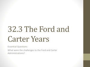 32.3 The Ford and Carter Years
