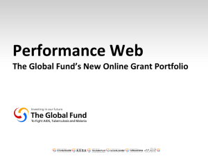 from the Global Fund