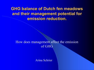 GHG balance of Dutch fen meadows and their