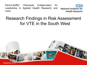 How is VTE prevention intended to work?