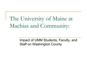 BrownWard - University of Maine at Machias
