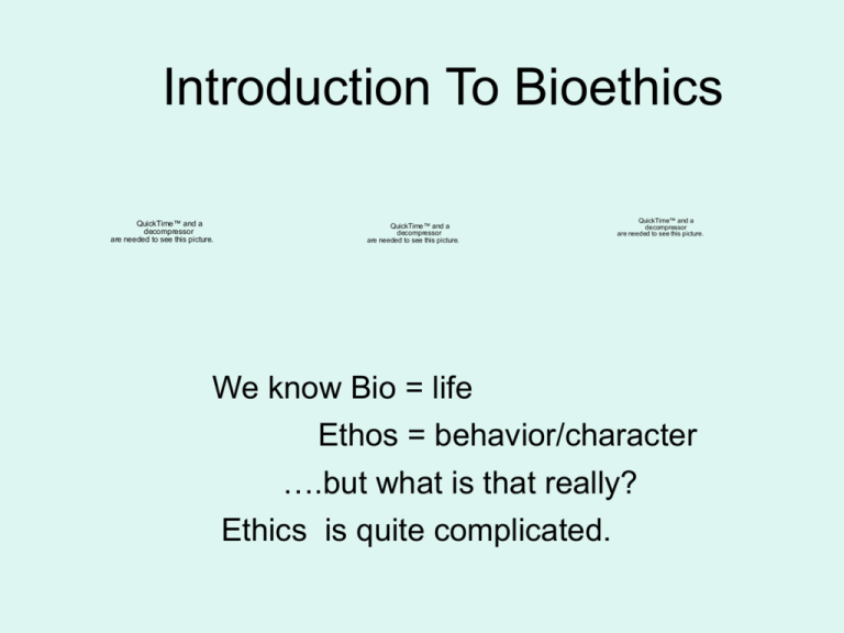 Introduction To Ethics