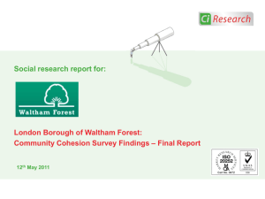 research findings - Waltham Forest Council