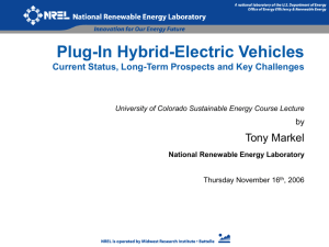 Plug-In Hybrid-Electric Vehicles Current Status, Long