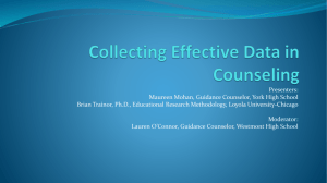 Collecting Effective Data in Counseling