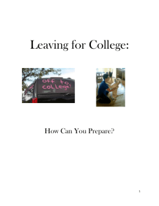College Should Be: Preparation for Success