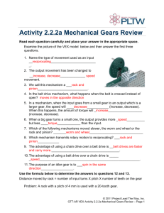 Activity 2.2.2a Mechanisms Review