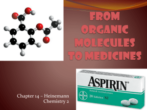 From Organic Molecules to Medicines
