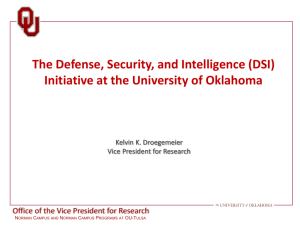 The Defense, Security, and Intelligence (DSI)