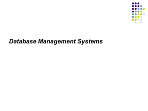 Database Management Systems