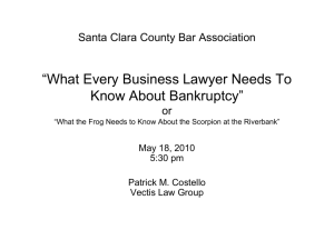 Santa Clara County Bar Association *What Every