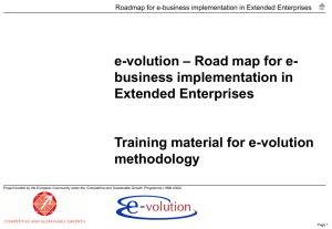 T5.2 Training material for e-volution concept