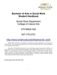 Generalist Social Work Practice - College of Liberal Arts | Wright