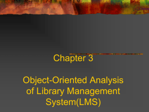 Chapter 3 Object-Oriented Analysis