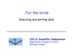 select_sort - Computer Science