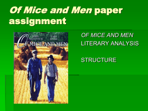 Of Mice and Men