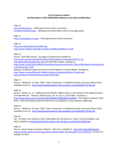 A List of Sources Cited in the November 4, 2013 ACNM/HRSA