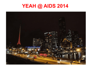 YEAH @ AIDS 2014 Workshop Report: