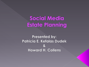 Social Media Estate Planning