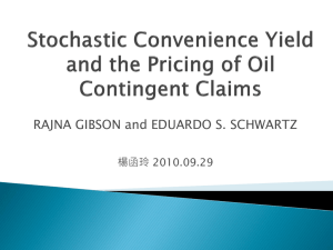 Stochastic Convenience Yield and the Pricing of Oil Contingent Claims