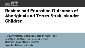 Racism and education outcomes of Aboriginal and Torres Strait