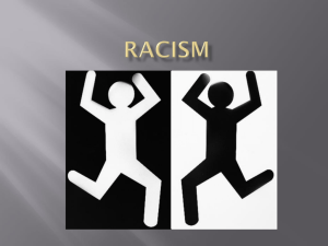 Racism - Marycruz Gonzalez