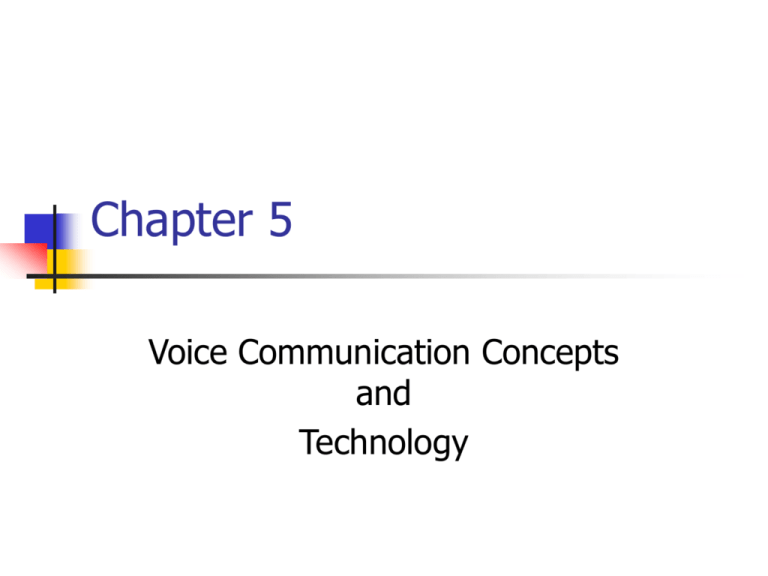 Voice communication