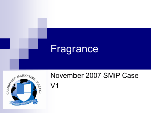 Fragrance - Bournemouth University Research Online [BURO]
