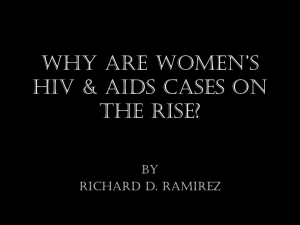 The Rise of AIDS in Women