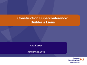 Construction Superconference: Minimizing Project Risks in Builder's