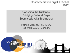 Coaching the Distance - International Coach Federation