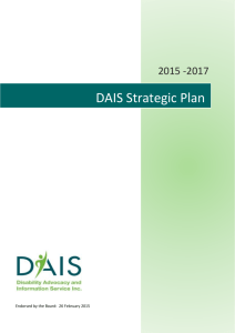 DAIS Strategic Plan