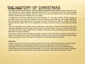 the history of christmas