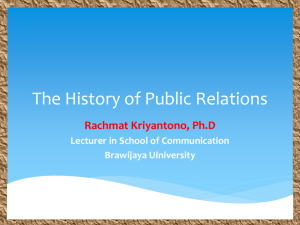 2-The History of Public Relations BARU