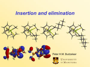 Insertion and Elimination