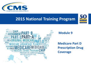 2015 Medicare Drug Coverage Training Presentation