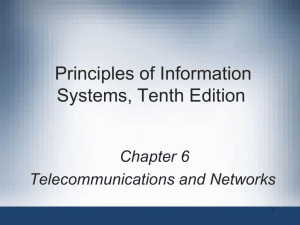 Chapter 6-Telecomm & Networks
