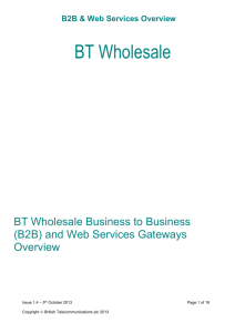 B2B & Web Services Gateways