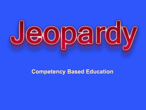 Competency-based Education - Central Piedmont Community College