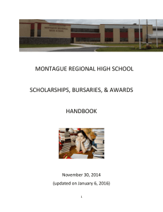 Scholarships - Montague Regional High School