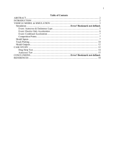 FHSAE Track Simulation Paper