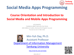 Social Media Apps Programming