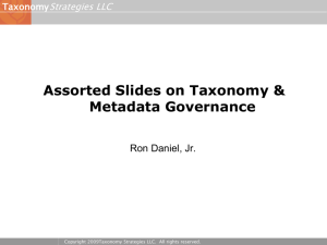 Taxo Governance slides 2009-09-27b