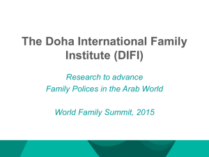 research on Arab families - World Family Organization
