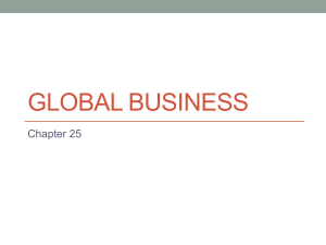 Global Business - Leaving Certificate Business