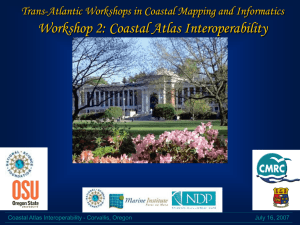 Workshop 2: Coastal Atlas Interoperability