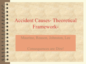 Accident Causes- Theoretical Framework