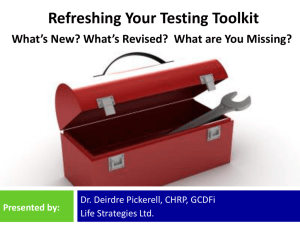 Refreshing Your Testing Toolkit