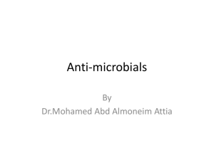 Anti-microbials