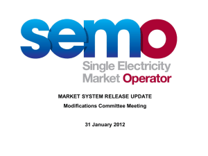 CMS Slides - Single Electricity Market Operator